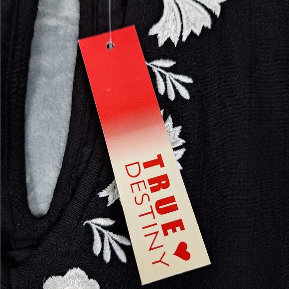 Womens Dress Medium Tunic Boho‎ Gauzy Whimsygoth Fairy Grunge Witchy Goth NWT - Picture 3 of 8